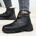 Giày bảo hộ ZBOOT Z131 thiết kế cao cổ, mũi thép, đế thép, da chống thấm nước, Size 41