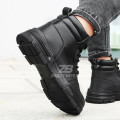 Giày bảo hộ ZBOOT Z131 thiết kế cao cổ, mũi thép, đế thép, da chống thấm nước, Size 41