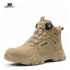 Giày bảo hộ lao động cao cổ, núm vặn chỉnh dây tiện lợi, chống đinh, kháng nước  ZBOOT Z117