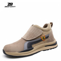 Giày thợ hàn chống đinh đâm xuyên, da bò cao cấp chống cháy, chống tia lửa ZBOOT Z103