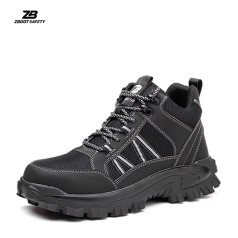 Giày bảo hộ lao động cao cổ chống đinh, mũi thép chống va đập cao cấp ZBOOT Z112