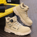 Giày bảo hộ lao động cao cổ, núm vặn chỉnh dây tiện lợi, chống đinh, kháng nước  ZBOOT Z117, Size 41