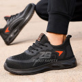Giày bảo hộ lao động siêu nhẹ, thoáng khí, chống đinh, chống va đập ZBOOT Z128, Size 41